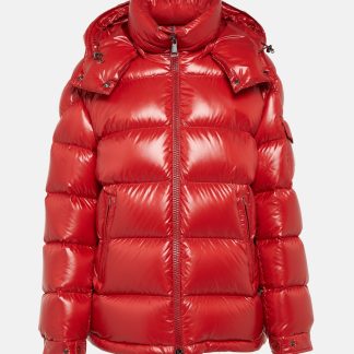 Hoogwaardige ontwerper Moncler Maire donsjack in rood