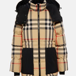 designer kopen Burberry Archief geruit pofjack in beige