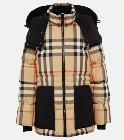 designer kopen Burberry Archief geruit pofjack in beige