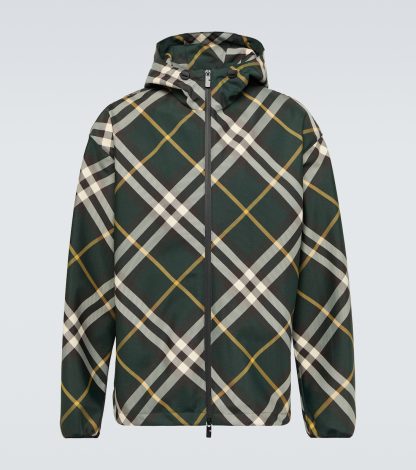 designer kopen Burberry Burberry geruit jack in groen