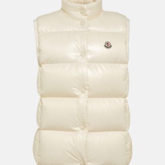 designer kopen Moncler Badia donsvest in wit