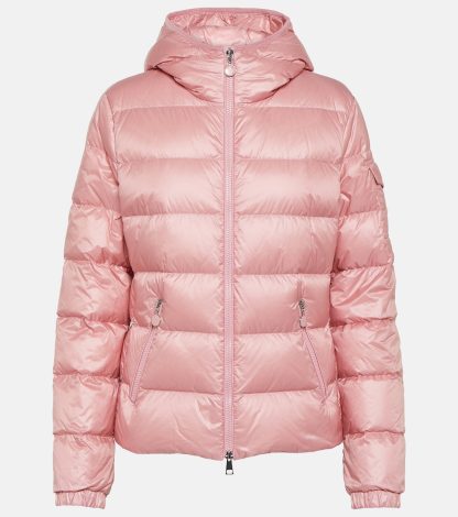 designer kopen Moncler Gles gewatteerd donsjack in roze