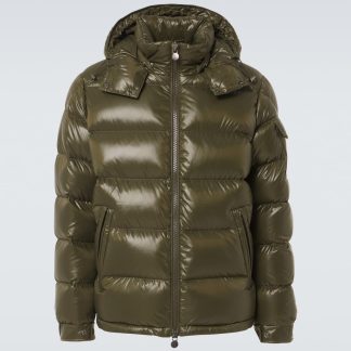 designer kopen Moncler Maya donsjack in groen