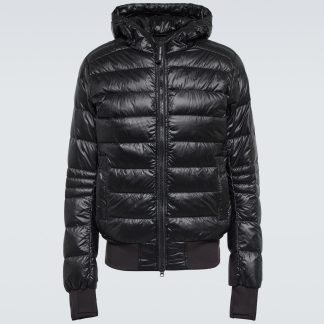 goedkope luxe Canada Goose Crofton donsjack in zwart