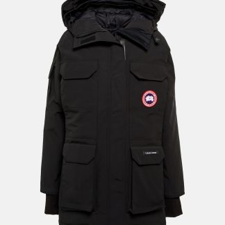 goedkope luxe Canada Goose Donsparka Expedition in zwart