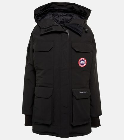 goedkope luxe Canada Goose Donsparka Expedition in zwart