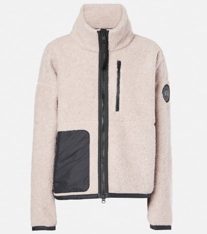 goedkope luxe Canada Goose Simcoe fleecejack van wolmix in veelkleurig