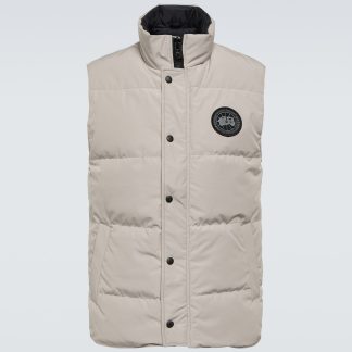 goedkope ontwerper Canada Goose Black Label Garson donsjack in beige