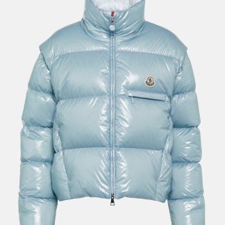 groothandel ontwerper Moncler Almo donsjack in blauw