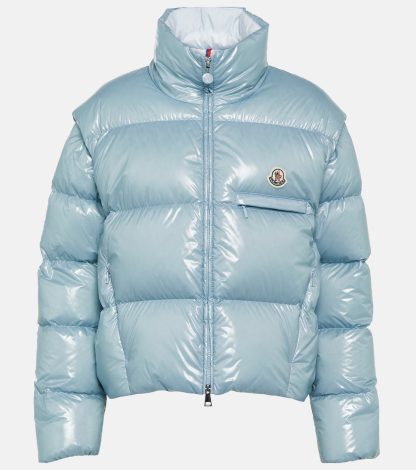 groothandel ontwerper Moncler Almo donsjack in blauw