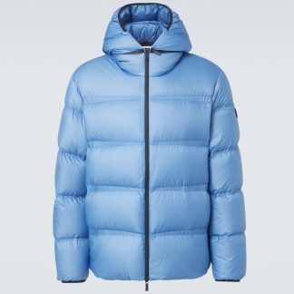 groothandel ontwerper Moncler Donsjack in blauw