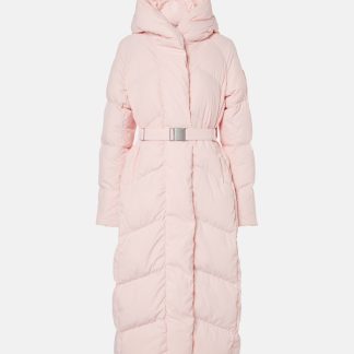 hete verkoop ontwerper Canada Goose Marlow donsjas met riem in roze