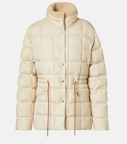 hete verkoop ontwerper Moncler Antigone donsjack in grijs