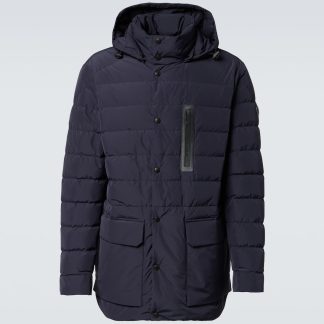 hete verkoop ontwerper Moncler Arpettaz parka in blauw