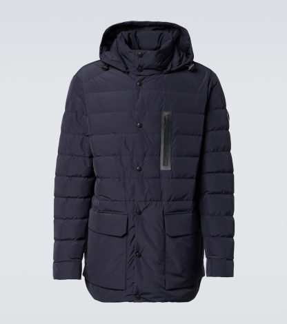 hete verkoop ontwerper Moncler Arpettaz parka in blauw