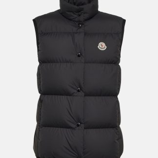 hete verkoop ontwerper Moncler Badia donsvest in zwart