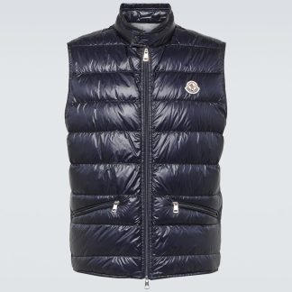 hete verkoop ontwerper Moncler Gui donsvest in blauw