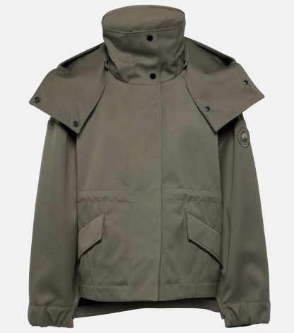 hete verkoopluxe Canada Goose Olivine jack in zwart