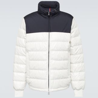 hete verkoopluxe Moncler Coyers gewatteerd donsjack in wit