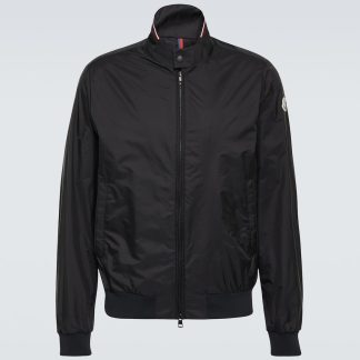 hete verkoopluxe Moncler Reppe technische jas in zwart