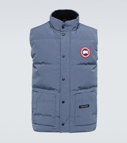 hoogwaardige luxe Canada Goose Freestyle donsvest in blauw