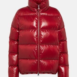 hoogwaardige luxe Moncler Abbadia donsjack in rood