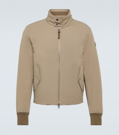 hoogwaardige luxe Moncler Albergian donsjack in beige