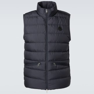 hoogwaardige luxe Moncler Treompan donsvest in blauw