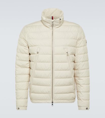 luxe groothandel Moncler Alfit donsjack in beige