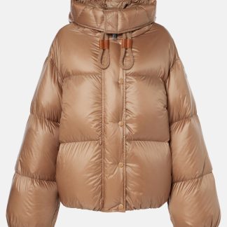 luxe groothandel Moncler Borey converteerbare donscape en jas in beige