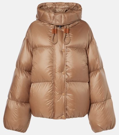 luxe groothandel Moncler Borey converteerbare donscape en jas in beige