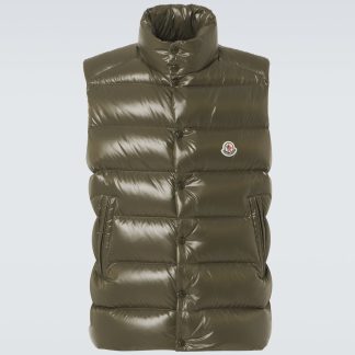 luxe groothandel Moncler Tibb donsvest in groen