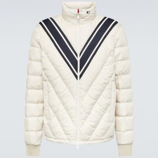 luxe kopen Moncler Donsjack Barrot in beige