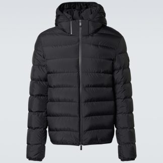 luxe kopen Moncler Jeluz donsjack in zwart