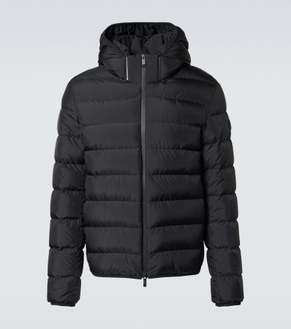 luxe kopen Moncler Jeluz donsjack in zwart