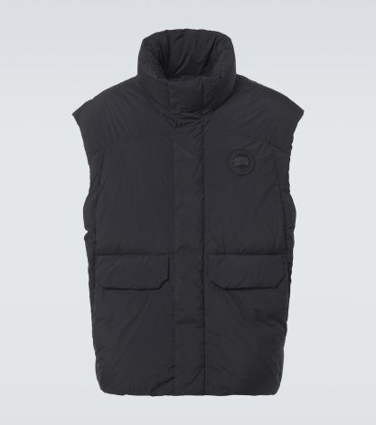 luxe replica Canada Goose Wilu donsvest in zwart