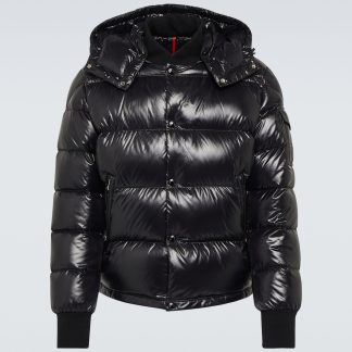 luxe replica Moncler Maljasset donsjack in zwart