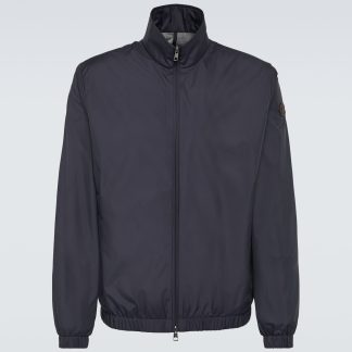 luxe replica Moncler Meidassa blouson jas in blauw