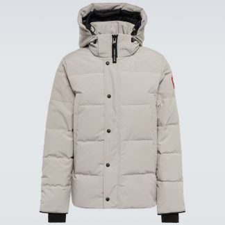 mode luxe Canada Goose Wyndham donsjack in grijs