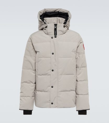 mode luxe Canada Goose Wyndham donsjack in grijs