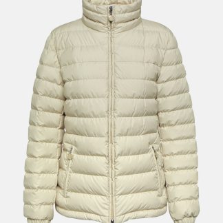 mode luxe Moncler Abderos donsjack in beige