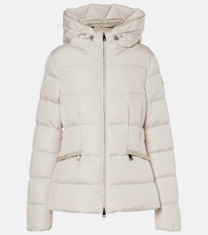 mode luxe Moncler Avoce donsjack in wit