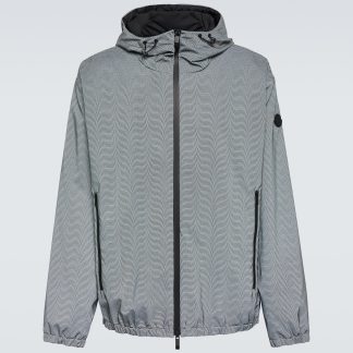 mode luxe Moncler Etiache regenjas in groen