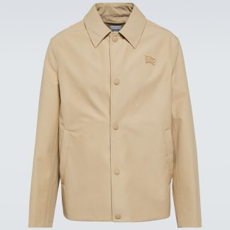 modeontwerper Burberry EKD katoenen jas in beige