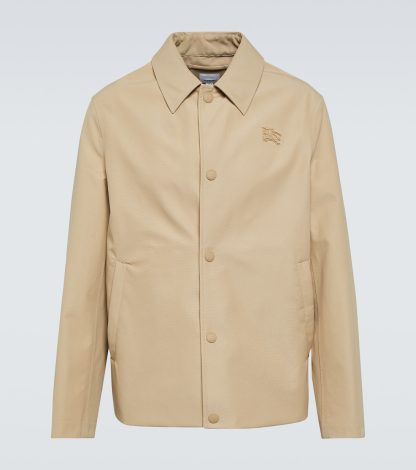 modeontwerper Burberry EKD katoenen jas in beige