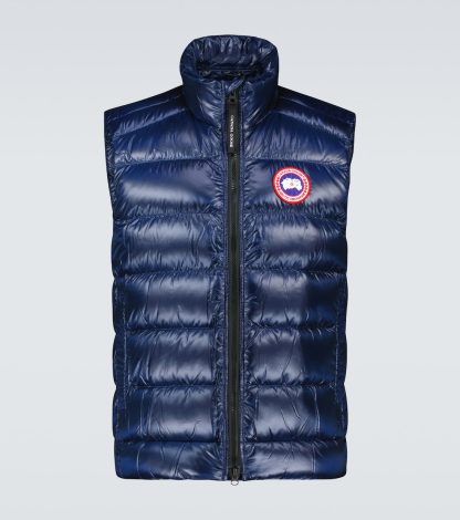 modeontwerper Canada Goose Crofton nylon vest in blauw