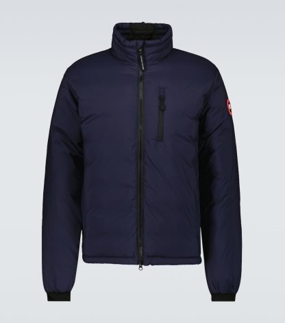 modeontwerper Canada Goose Lodge donsjack in blauw