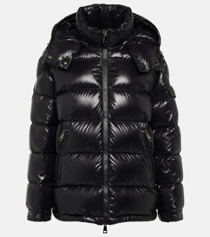 modeontwerper Moncler Maire donsjack in zwart