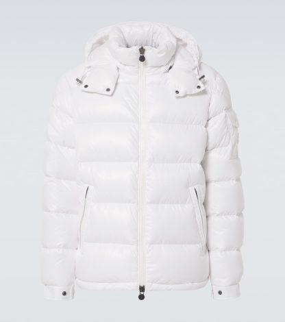 modeontwerper Moncler Maya donsjack in wit