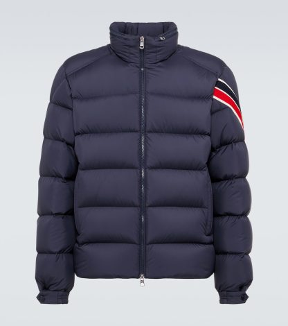 modeontwerper Moncler Solayan donsjack in blauw